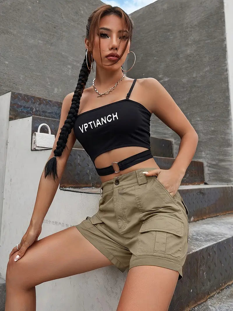 Zephyress – Stylish Cotton Cargo Shorts
