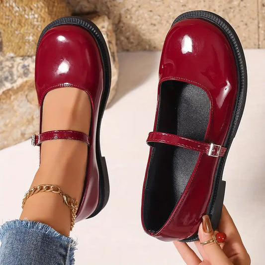 Elara – Vintage Leather Shoes