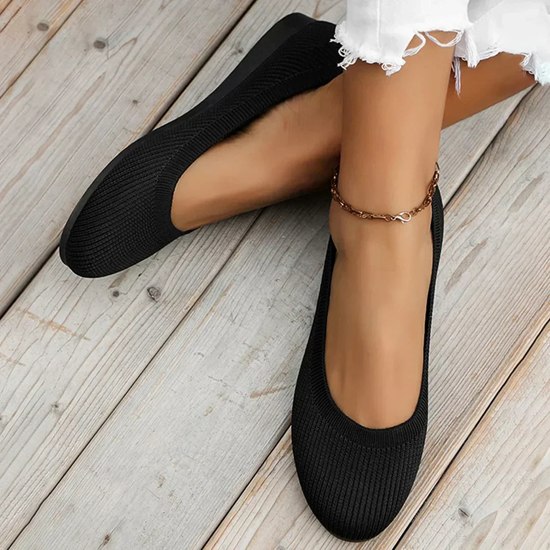 Elka – Comfy Knitted Flats