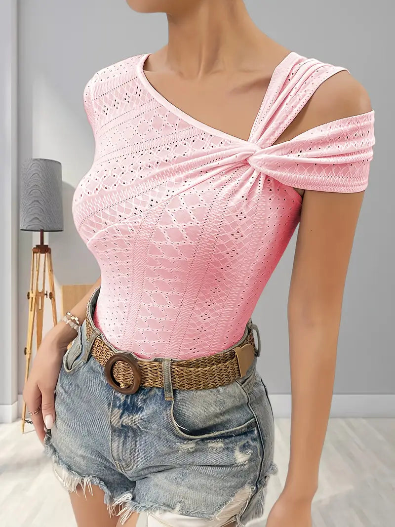 Lovis – Asymmetrisches One Shoulder Top
