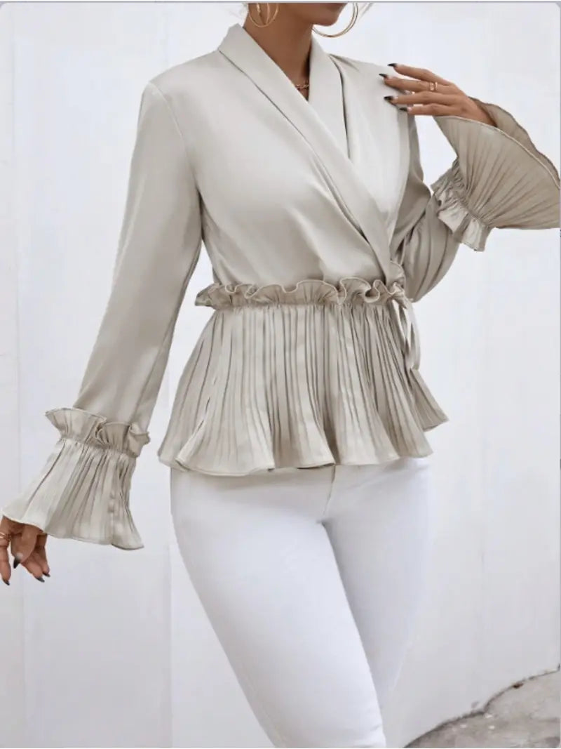 Clea – Elegant Satin Blouse