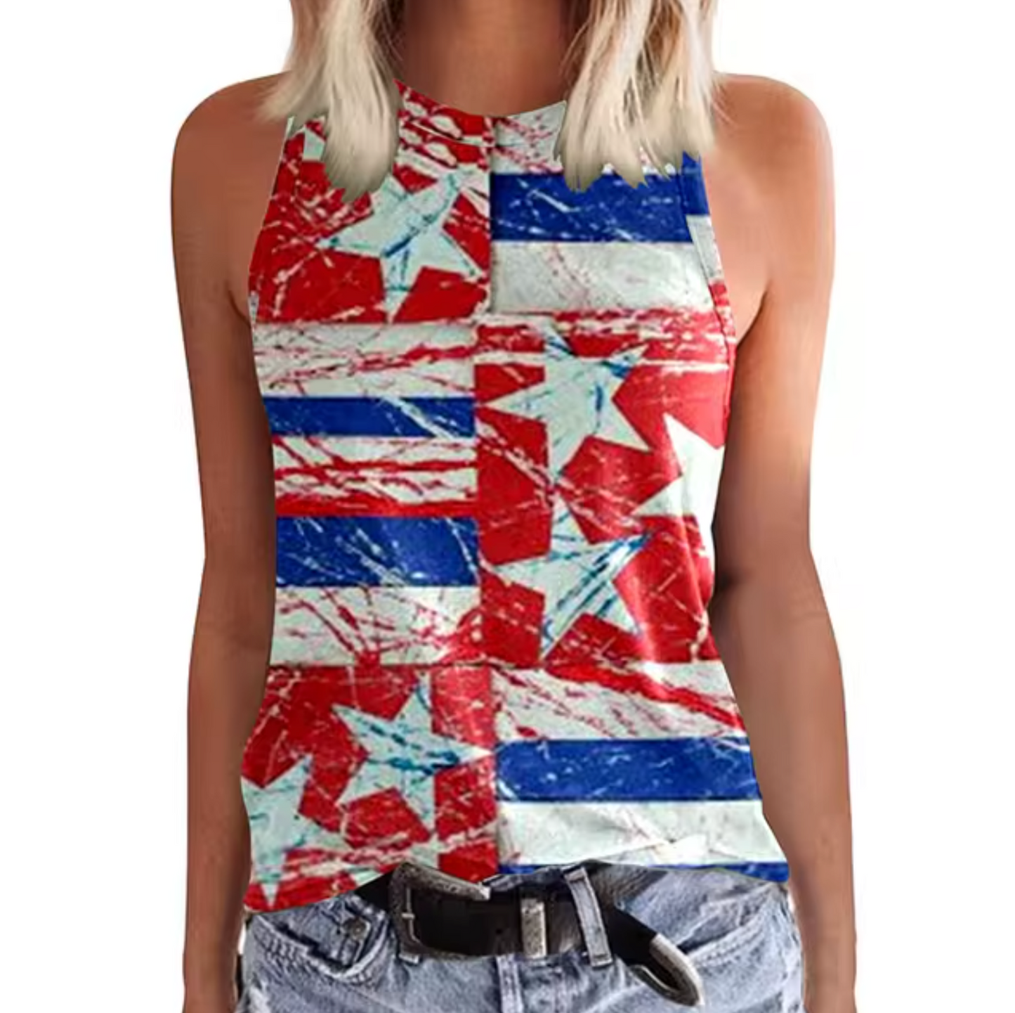 Arvee – Colorful Designs Sleeveless Top