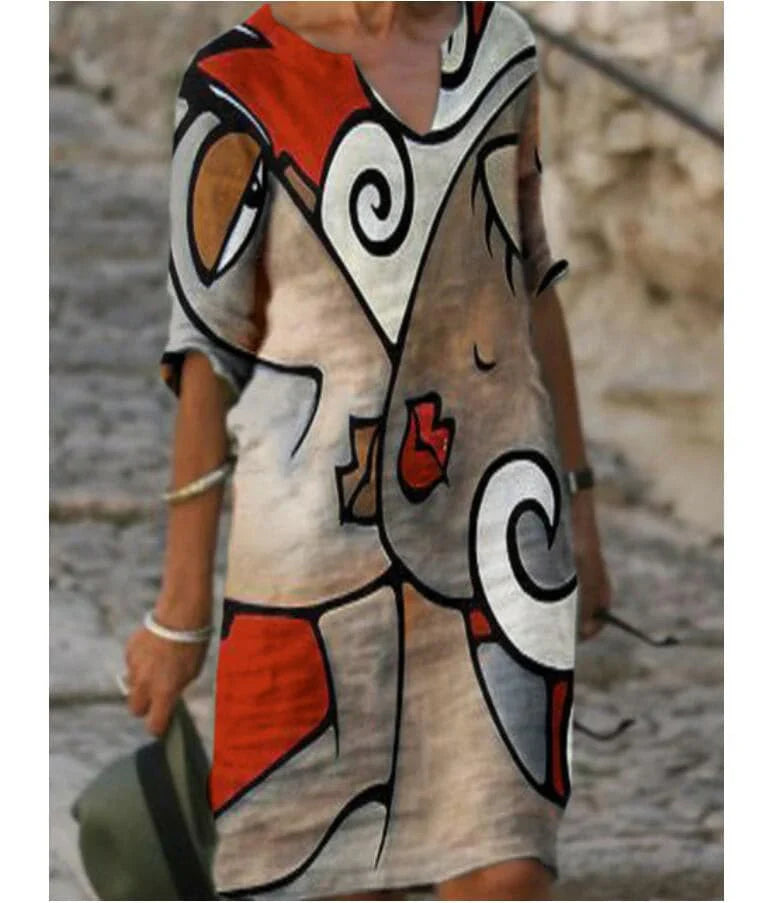 Eldavine – Stylish Printed Dress