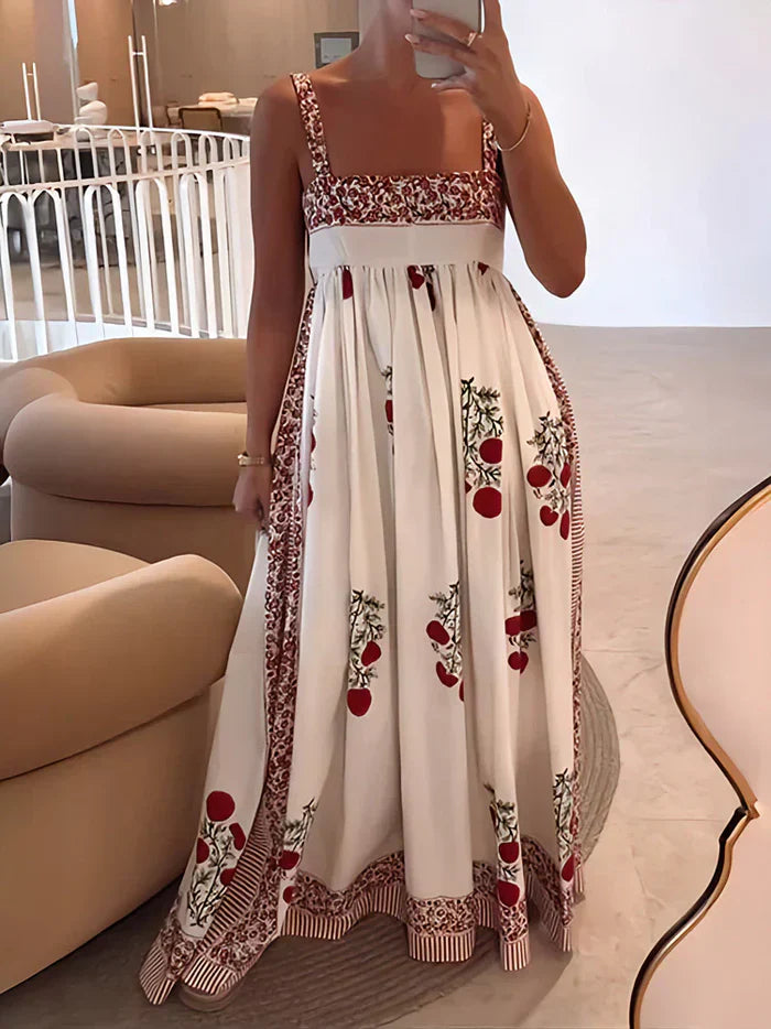 Lumia - Elegant Pleated Maxi Dress