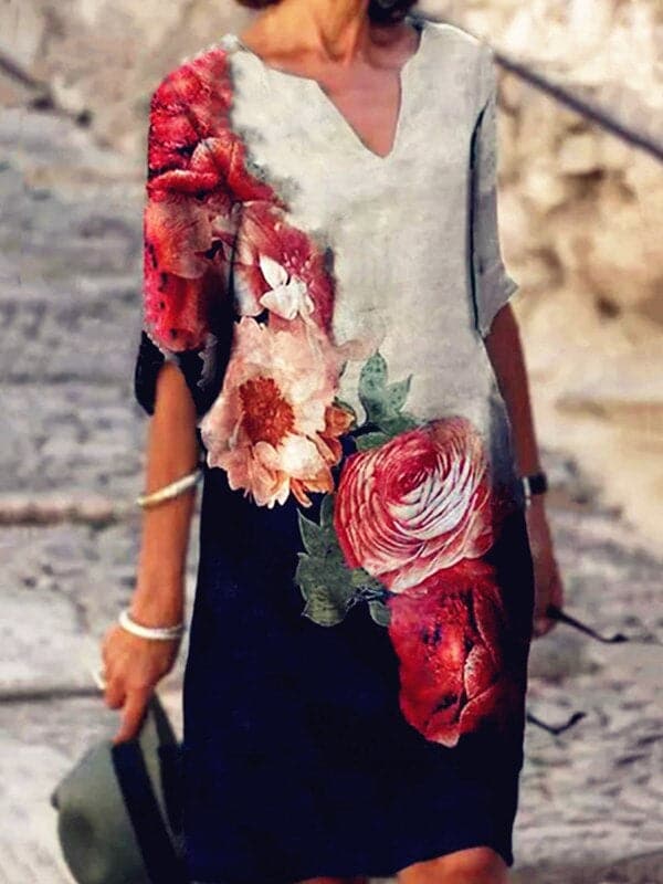 Eldavine – Stylish Printed Dress