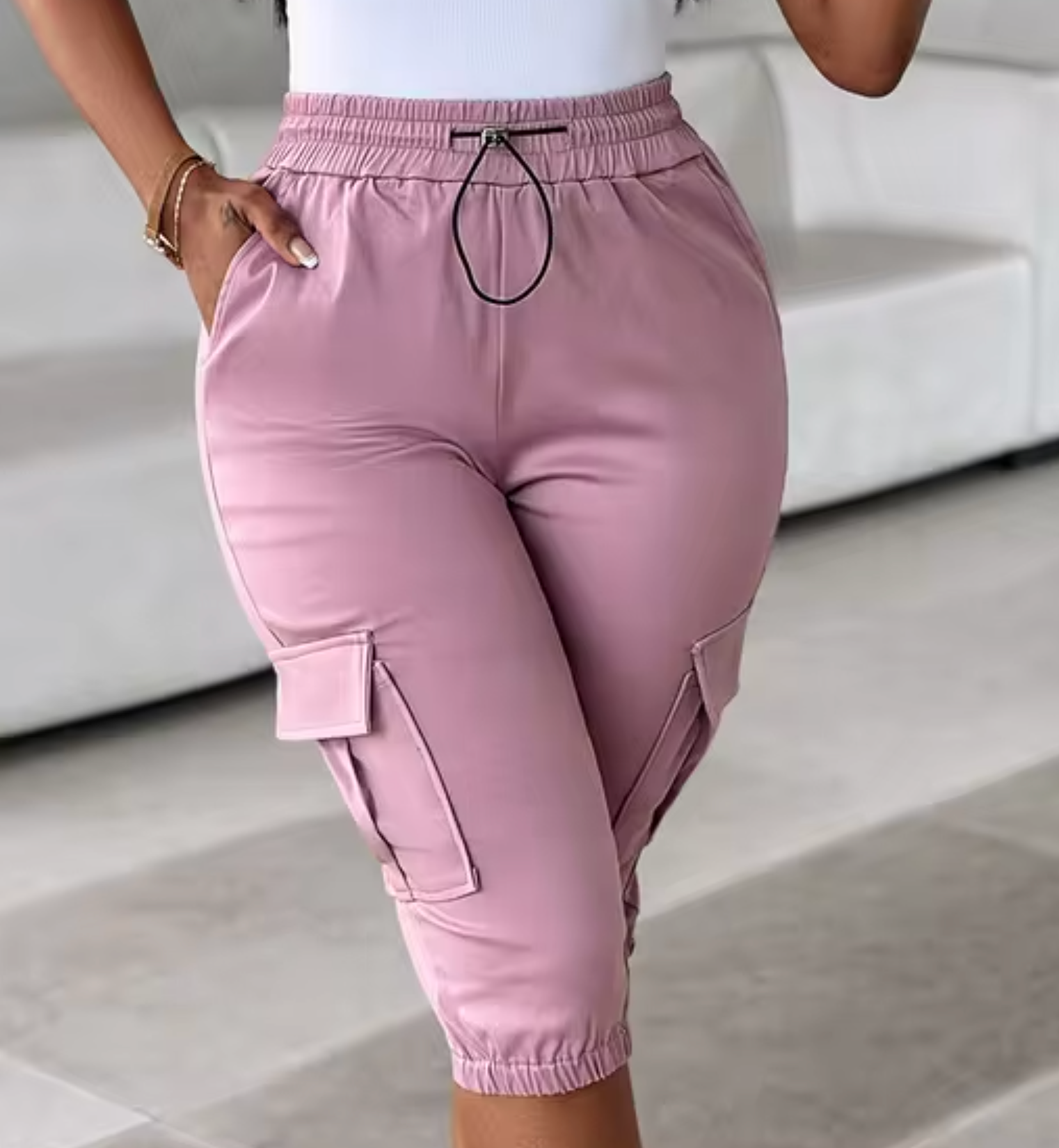 Knee length cargo pants online