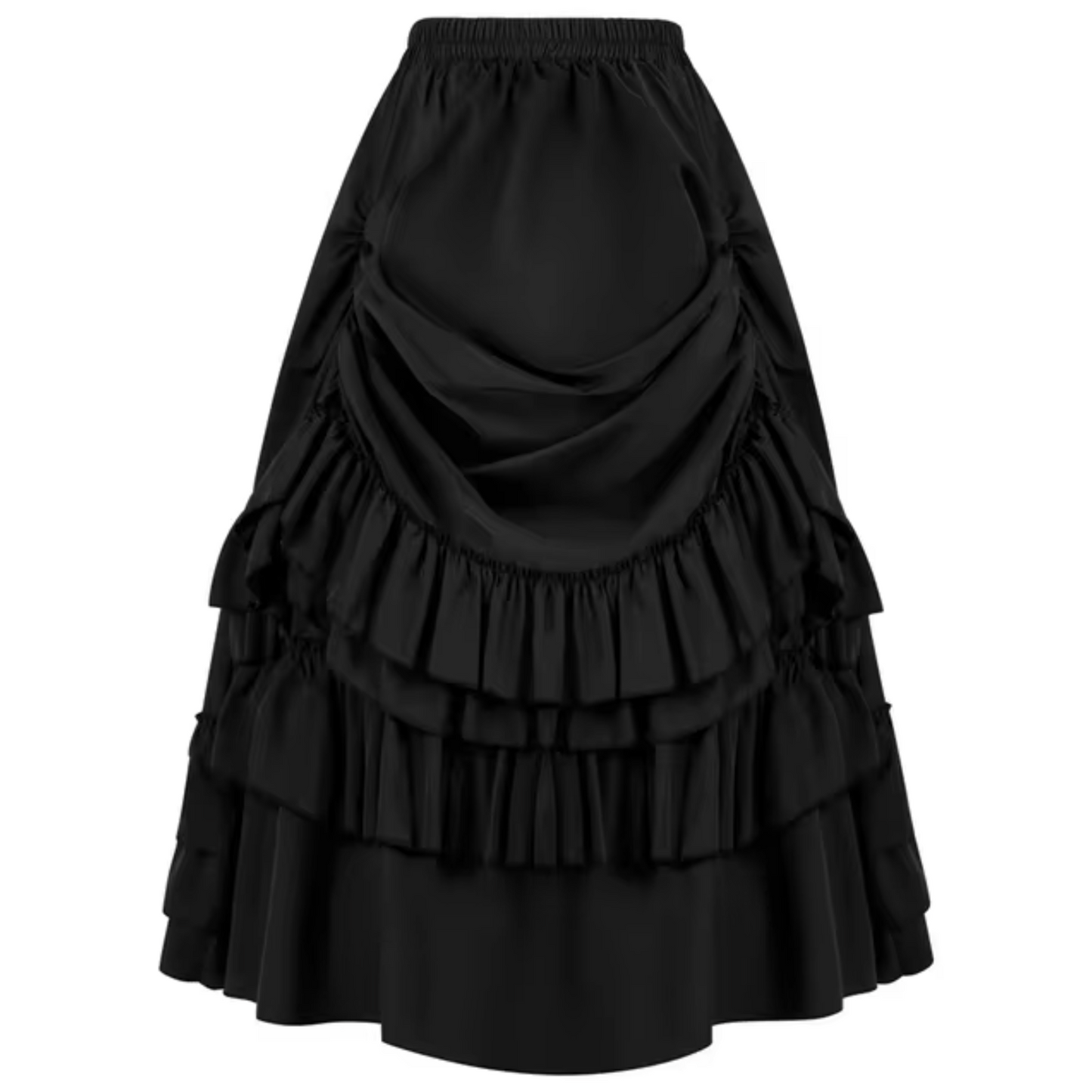 Felicity – Long Vintage Skirt with Ruffles