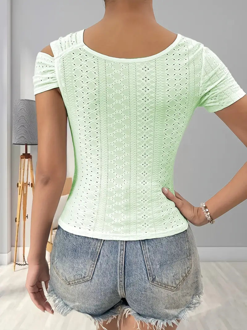 Lovis – Asymmetrisches One Shoulder Top