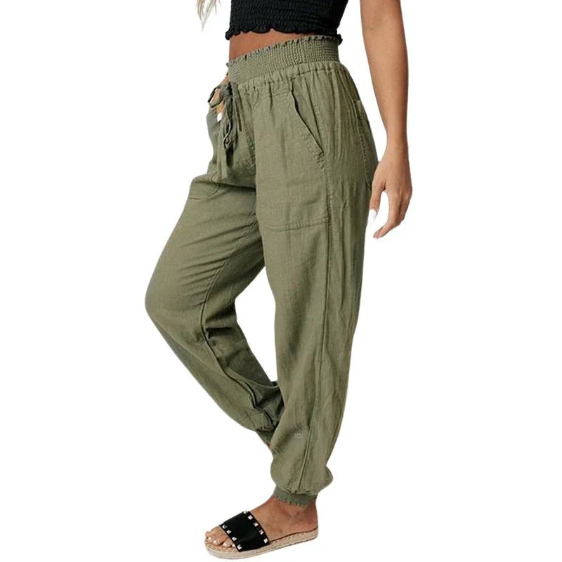 Shekira – Lightweight Women's Drawstring Joggers