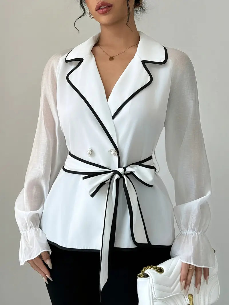 Pearl – Elegant Long Sleeve Blouse
