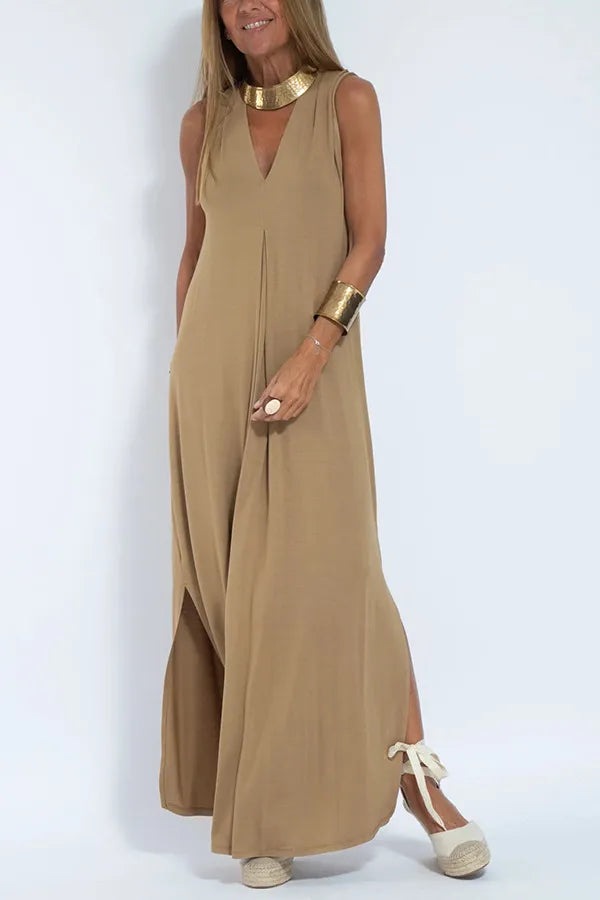 Lavinia – Stylish set of maxi dress and cardigan