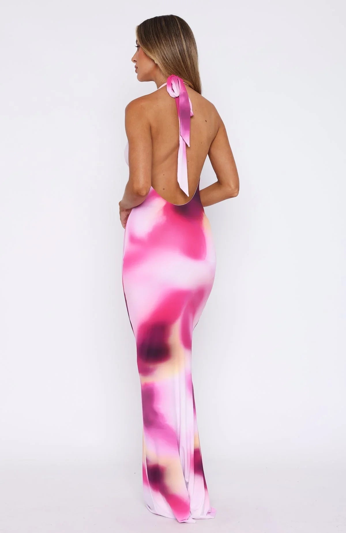 Khamiya – Charming Vibrant Halterneck Dress