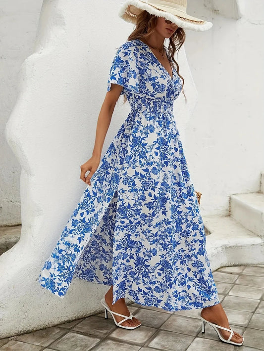 Korin – Elegant and Lightweight Maxi Dress with Floral Pattern