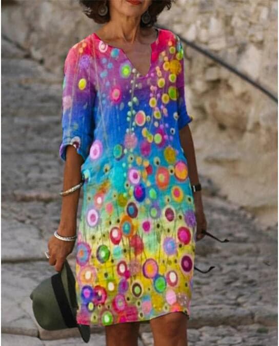Eldavine – Stylish Printed Dress
