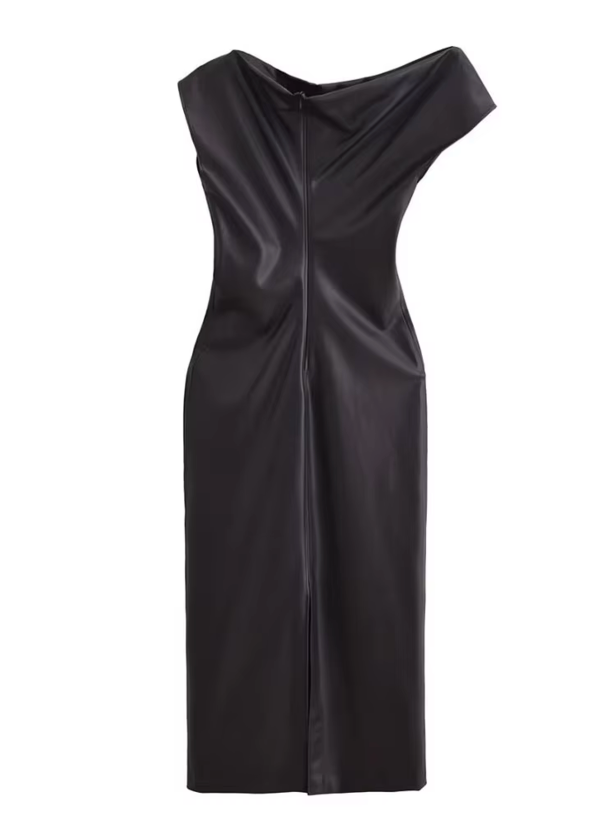 Shivani – Elegant Leather Dress
