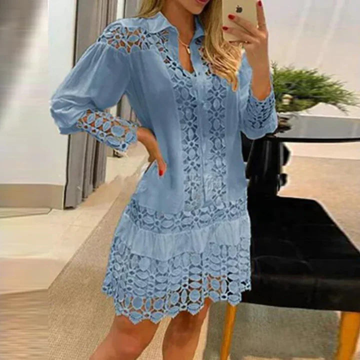 Lois – Elegant Mini Lace Dress
