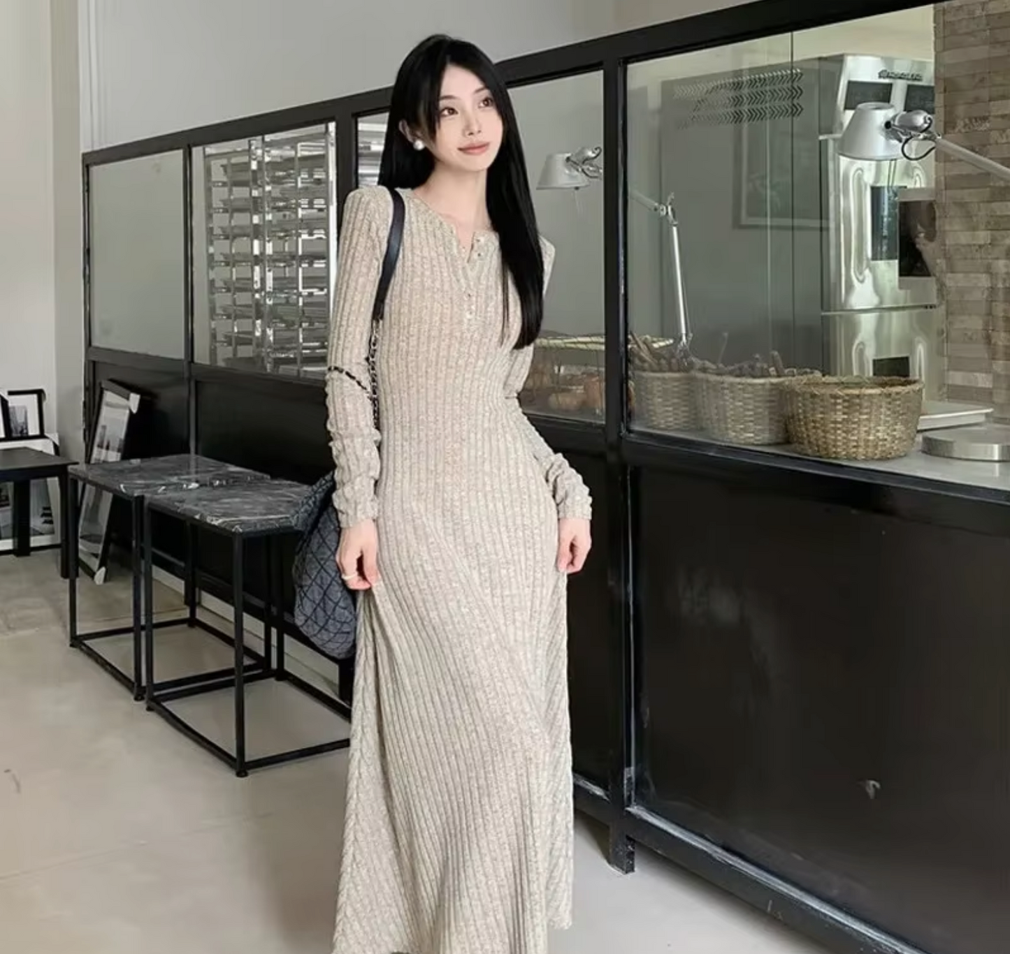 Roslyn - Vintage Knit Dress