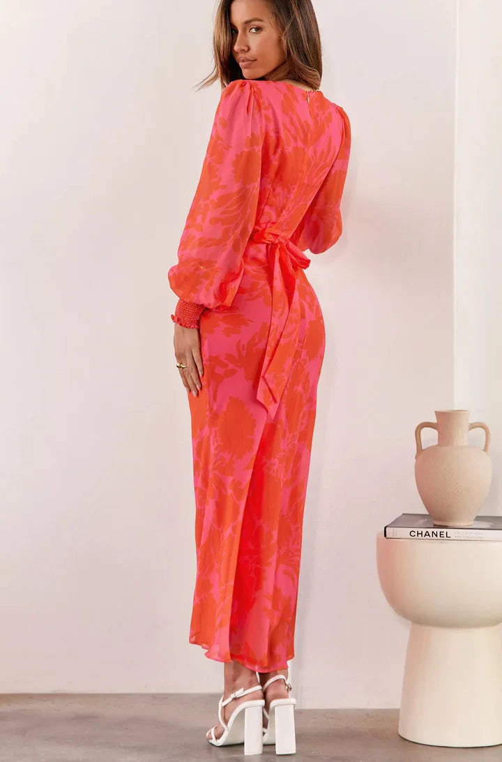 Shani – Elegant V-neck Maxi Dress