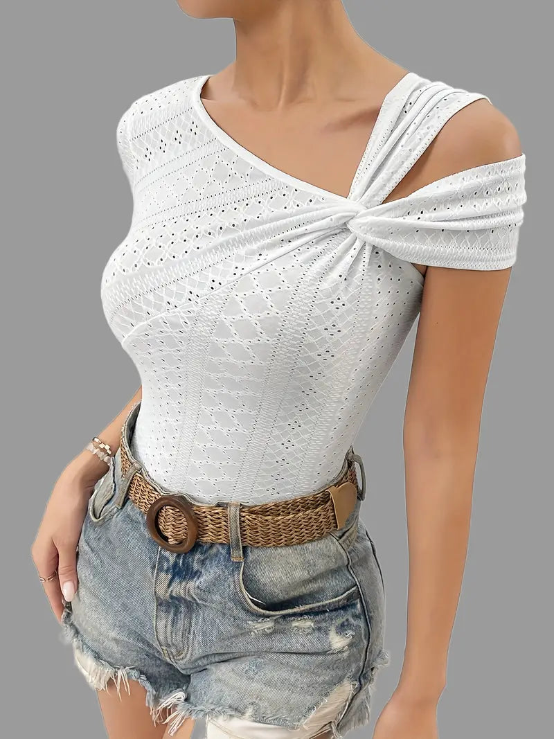 Lovis – Asymmetrisches One Shoulder Top