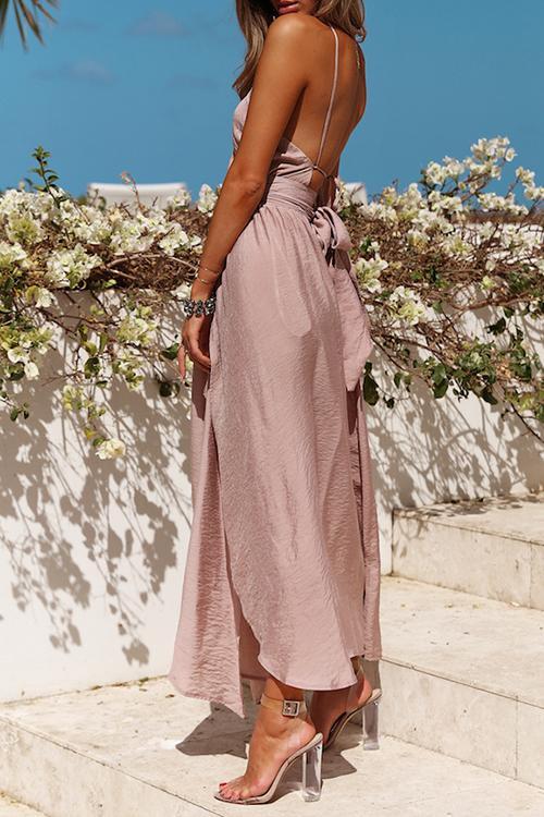 Abriel – Halter Neck Backless Dress