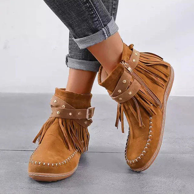 Jelaa – Vintage Tassel Boots