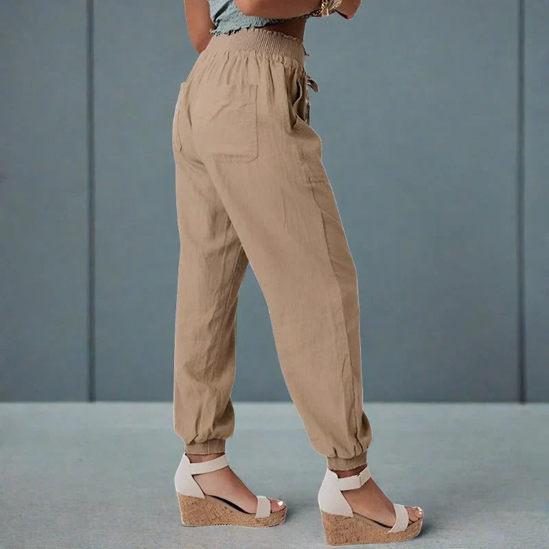Shekira – Lightweight Women's Drawstring Joggers