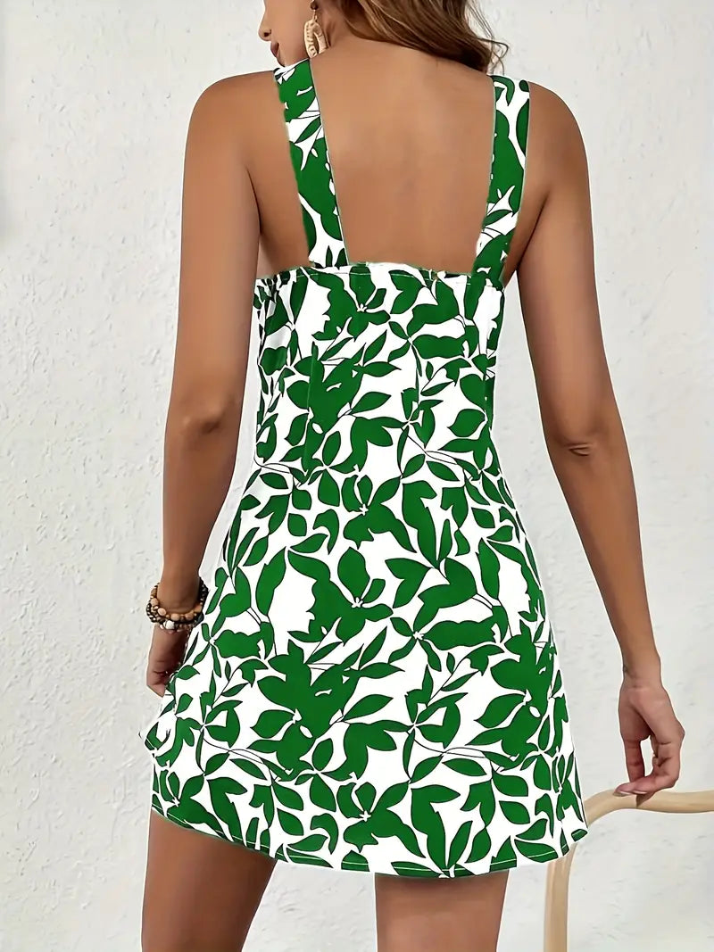 Kale – Elegant Halter Neck Mini Dress