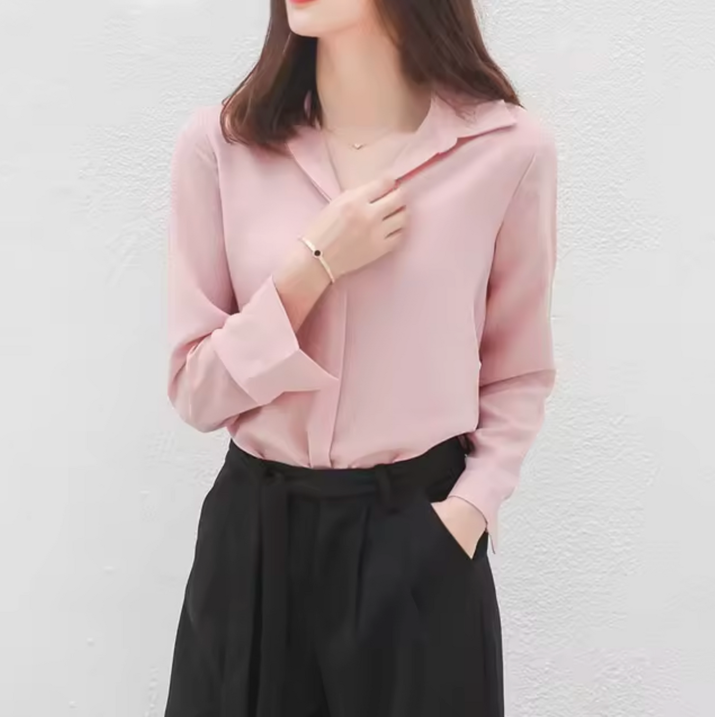 Juniper - Chiffon Long Sleeve Blouse
