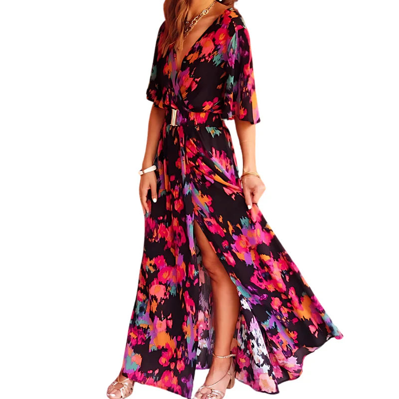 Selverine – Stylish Printed Maxi Dress
