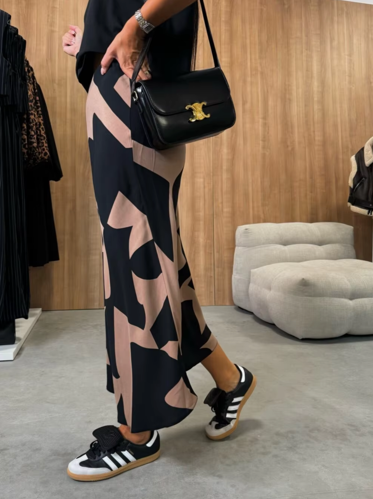 Regina – Printed High Waist Skirt
