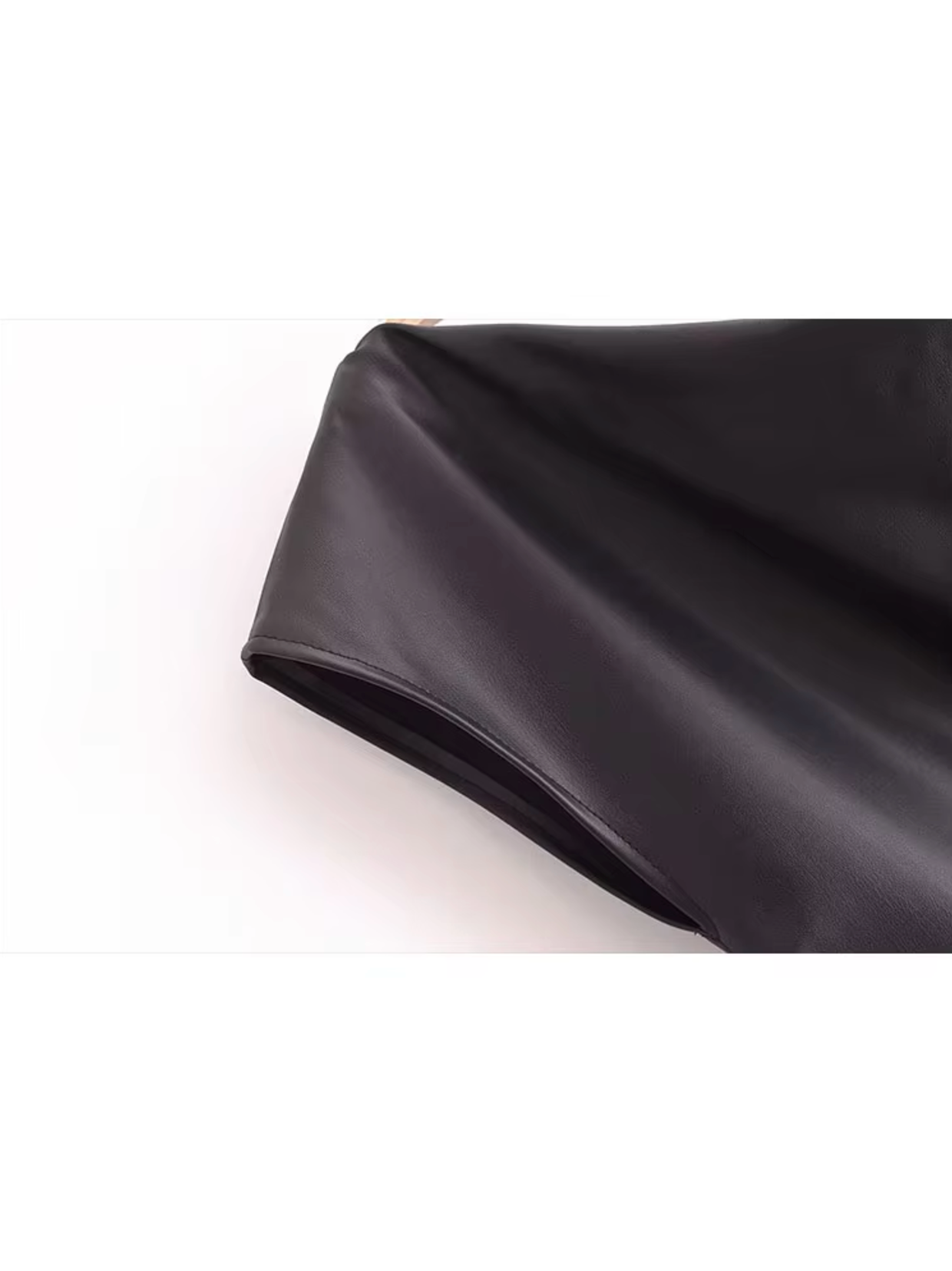 Shivani – Elegant Leather Dress