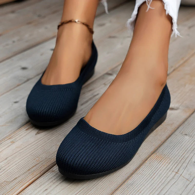 Elka – Comfy Knitted Flats