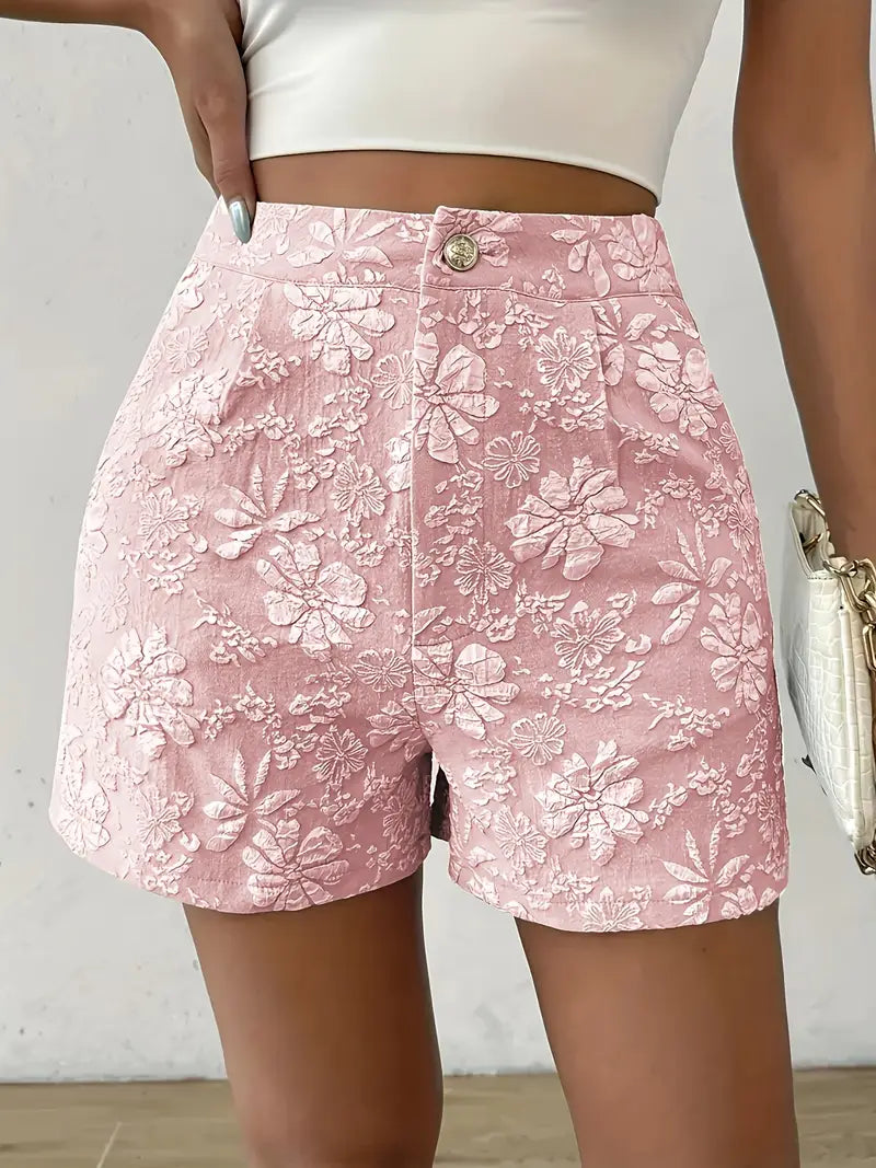 Isolindra – Stylish Flower Embroidered Shorts