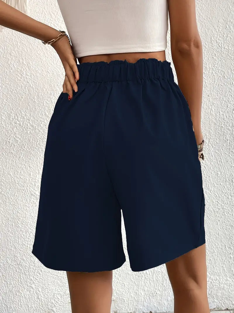 Nyx - High Waist Pleated Shorts