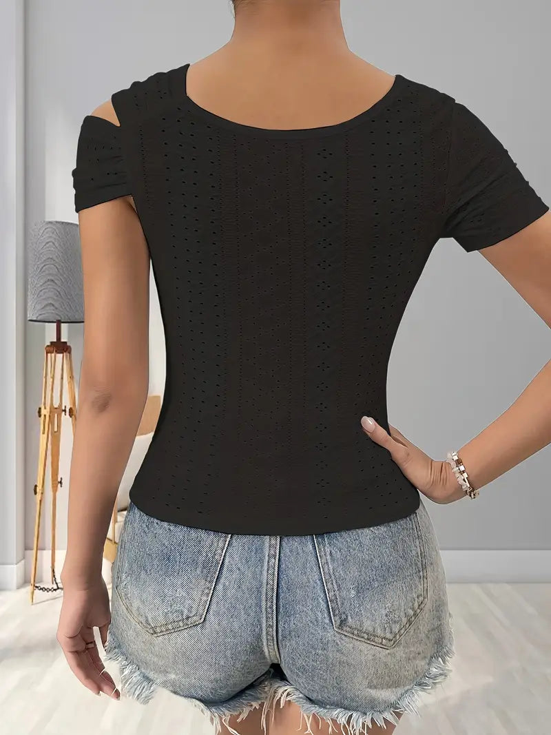Lovis – Asymmetrisches One Shoulder Top