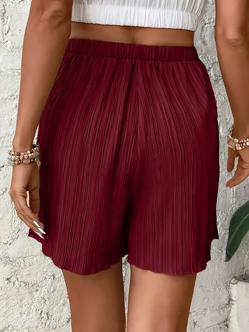 Nocturne – Elegant Pleated Shorts