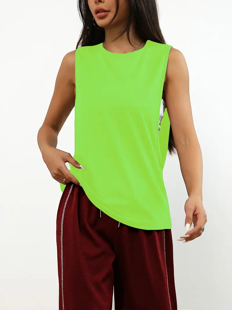 Vexis – Stylish, Sleeveless, Loose-fitting Tank Top