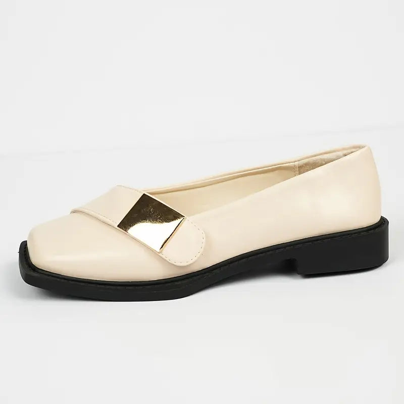 Eldraine – Elegant Leather Loafers with Square Toe