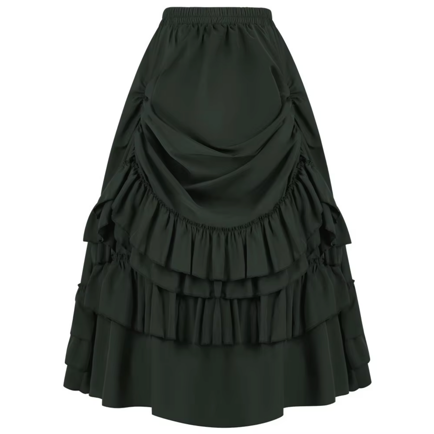 Felicity – Long Vintage Skirt with Ruffles