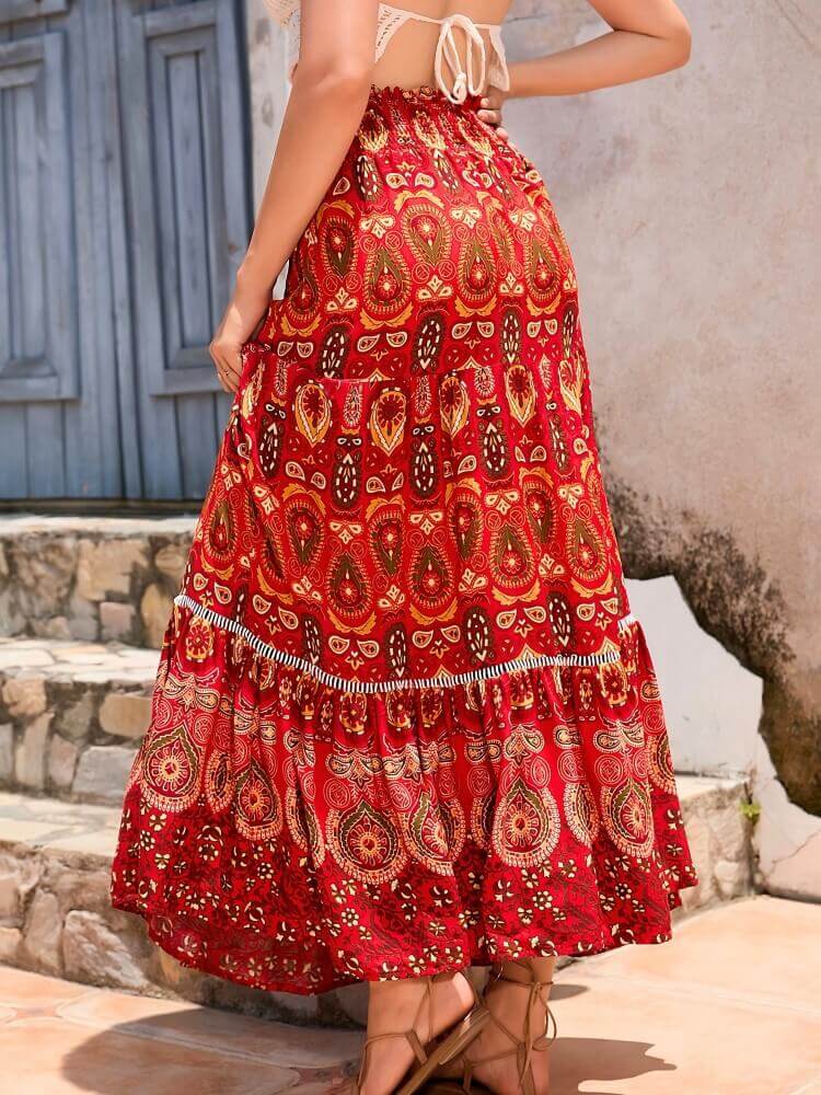 Iselisse – Stylish Bohemian Maxi Skirt