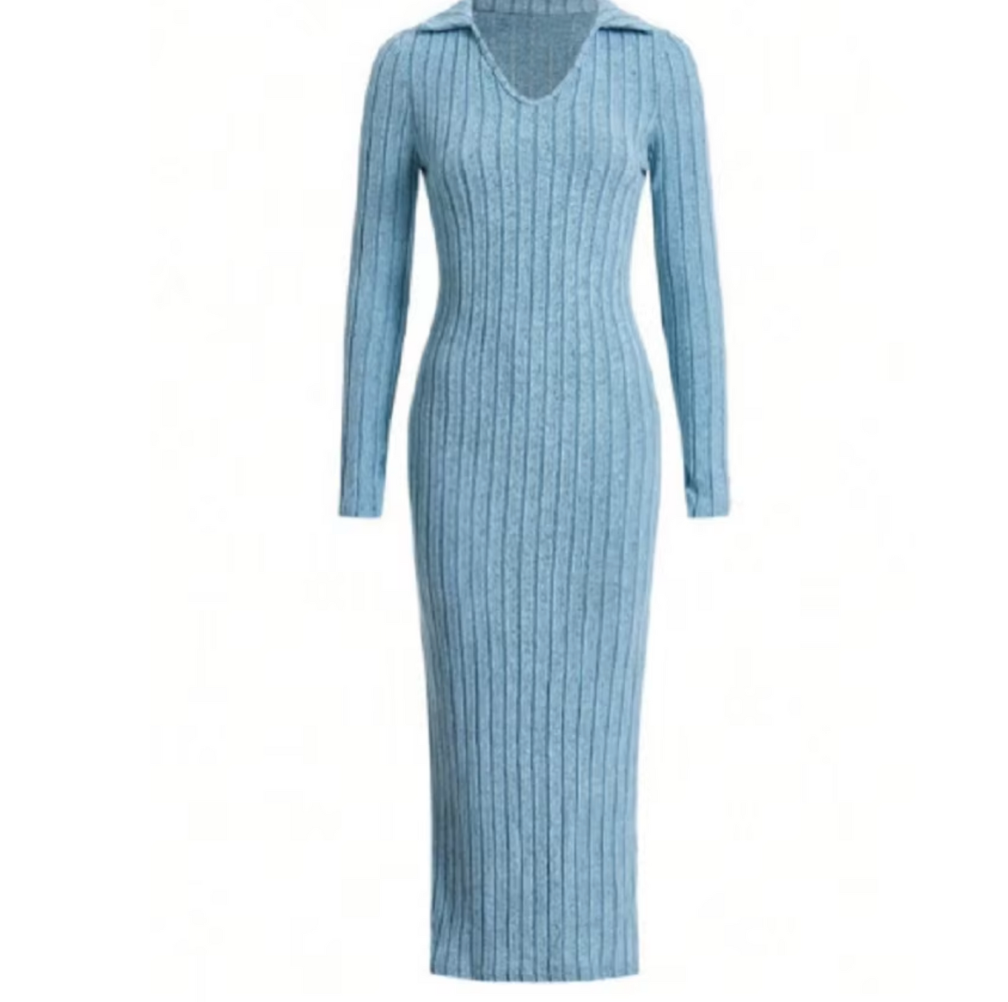 Enna – Casual Long Knitted Dress