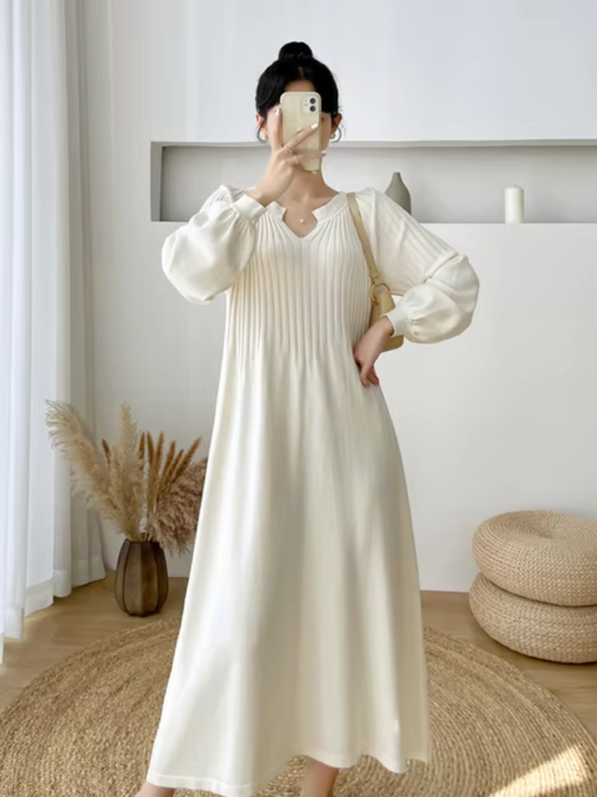 Jemma – Loose Knit Maxi Dress