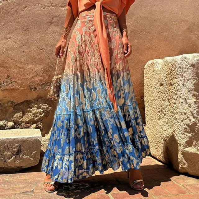 Arenda – Long Pleated Skirt