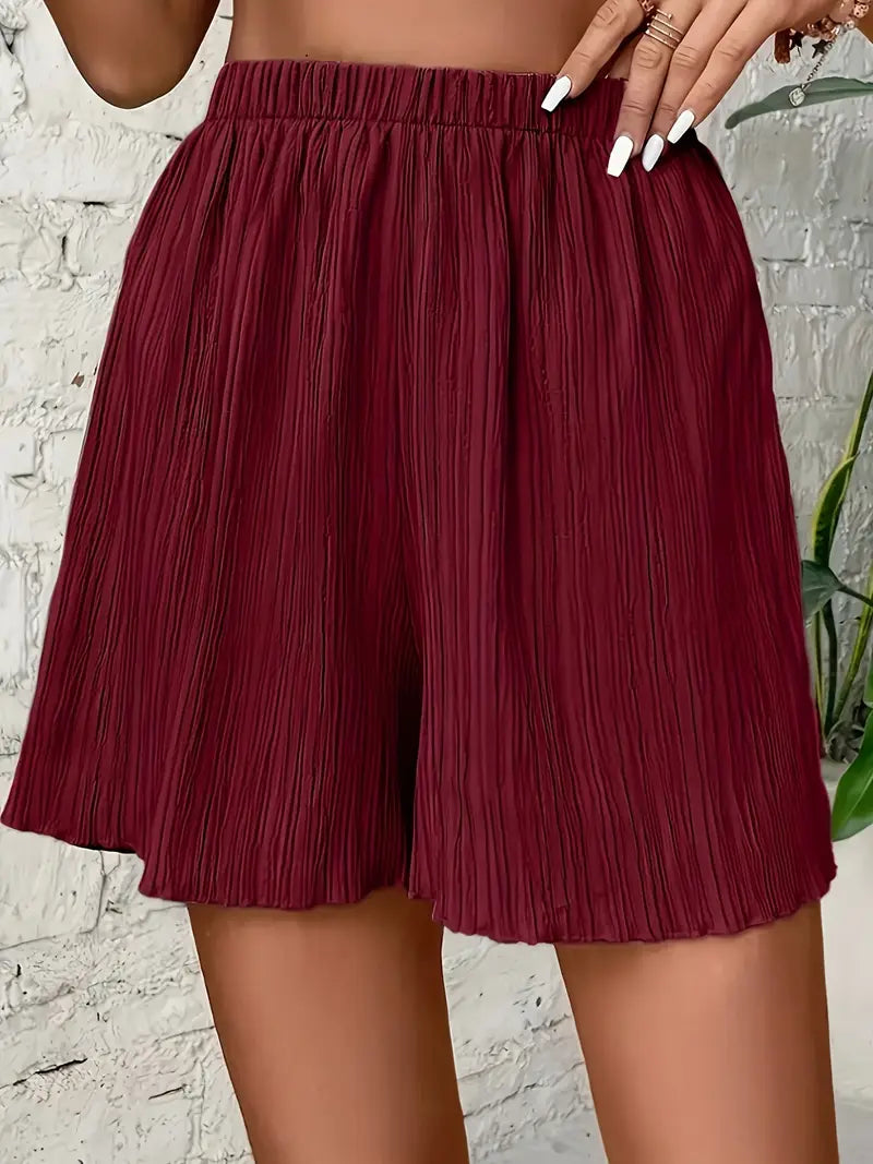 Nocturne – Elegant Pleated Shorts