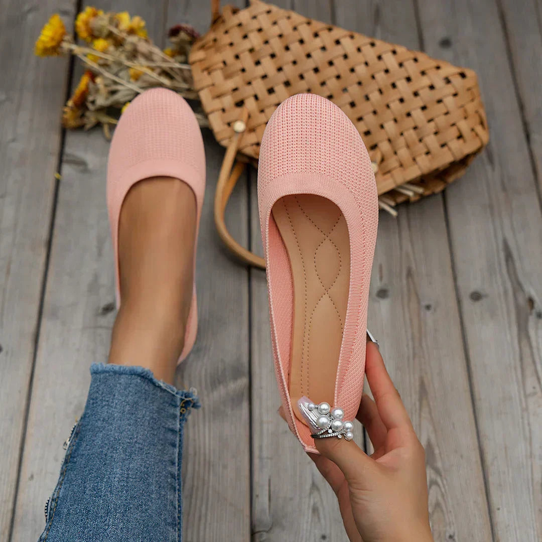 Elka – Comfy Knitted Flats
