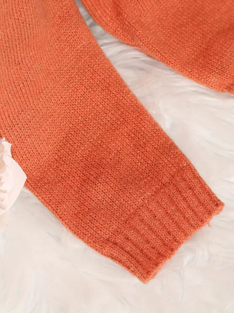 Hannie – Knitted V-neck Sweater