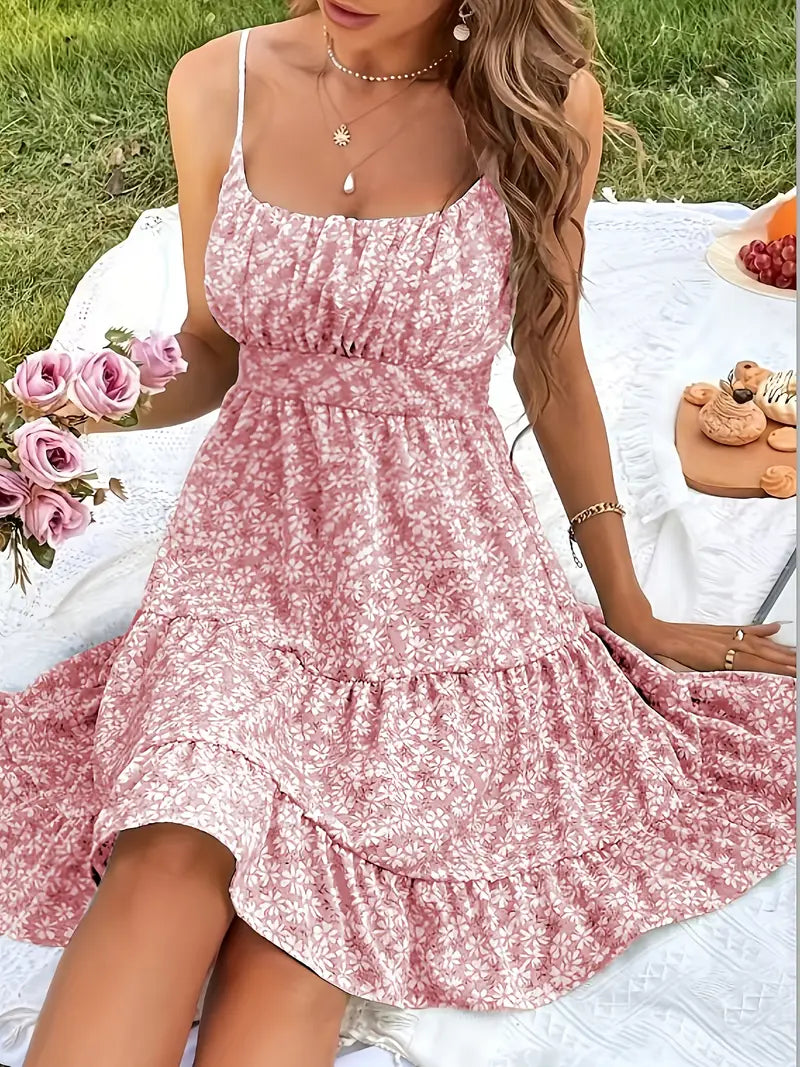 Emaline – Pretty Summer Dress with Floral Pattern