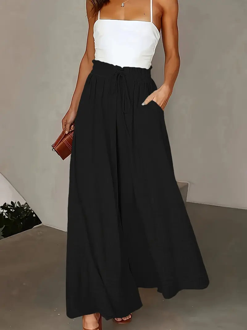 Jewel – High Waist Wide Leg Maxi Palazzo Pants
