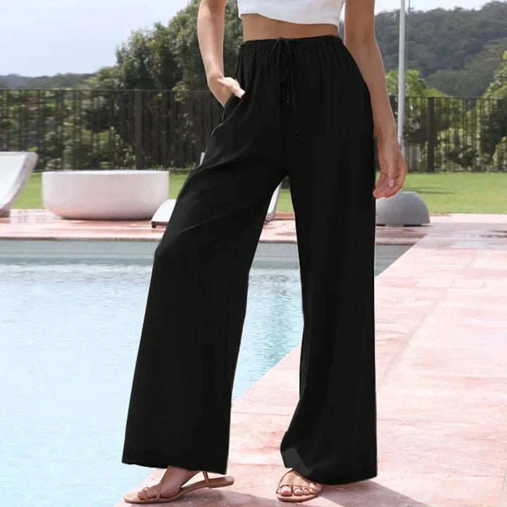 Deina - Cotton Linen Trousers