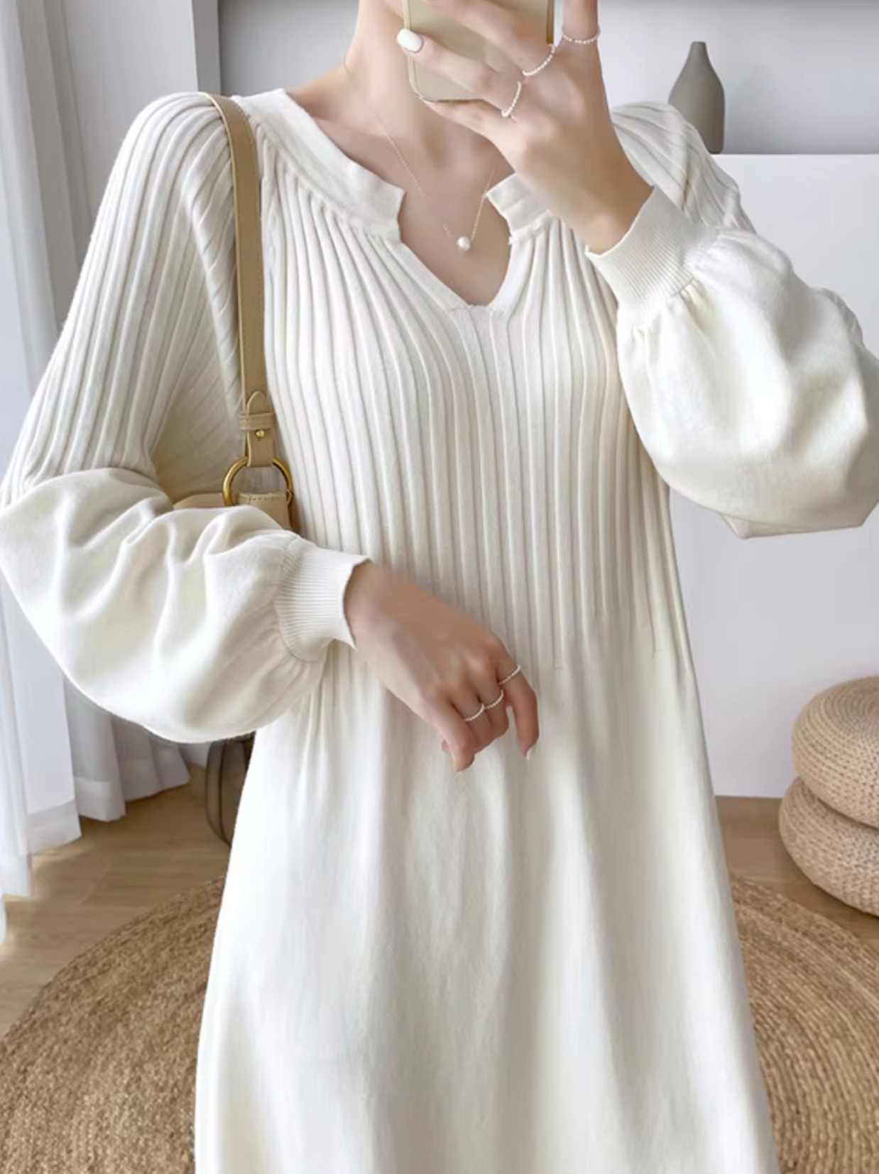Jemma – Loose Knit Maxi Dress